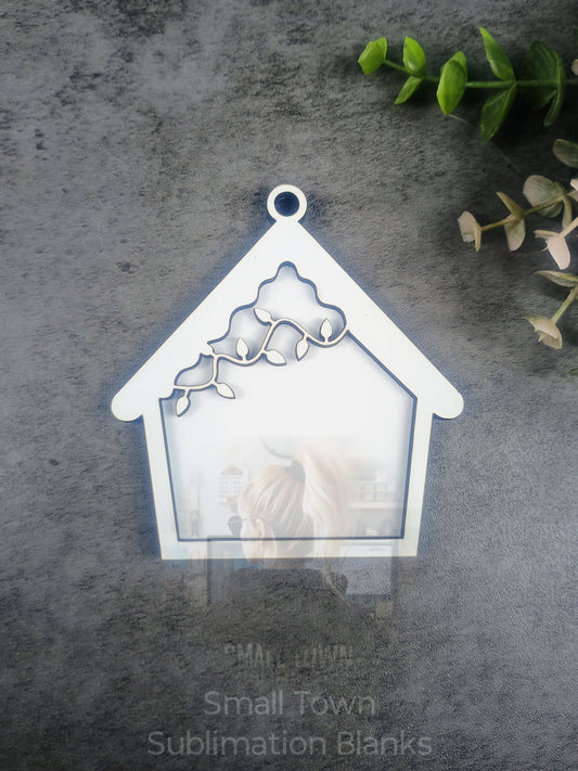 House and lights layered sublimation blank