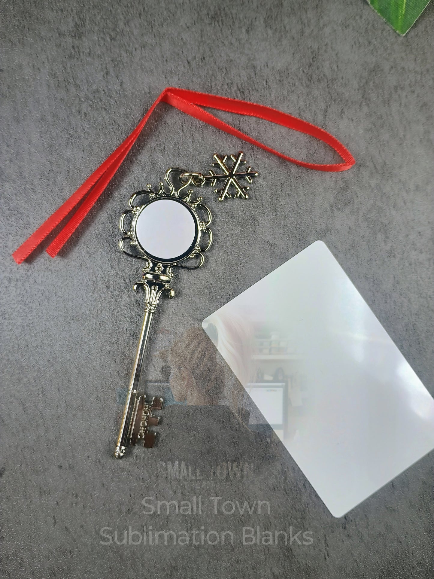 Santa key and card Christmas sublimation blank
