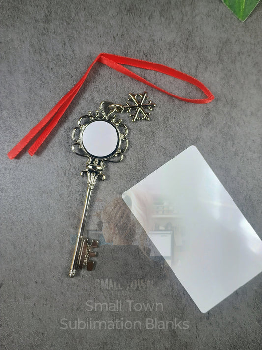 Santa key and card Christmas sublimation blank